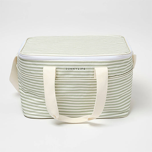 Cooler Bag - La Palma Sage Stripe
