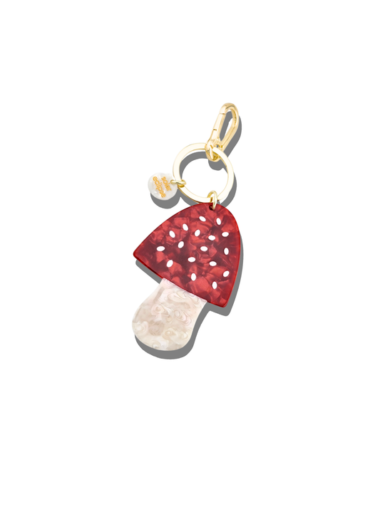 Mushroom Bag Charm + Keychain