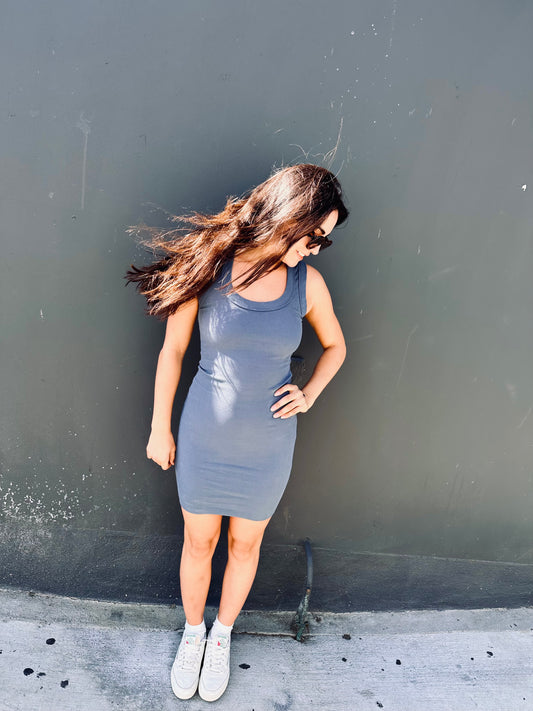 Viv Tank Dress - Nantucket