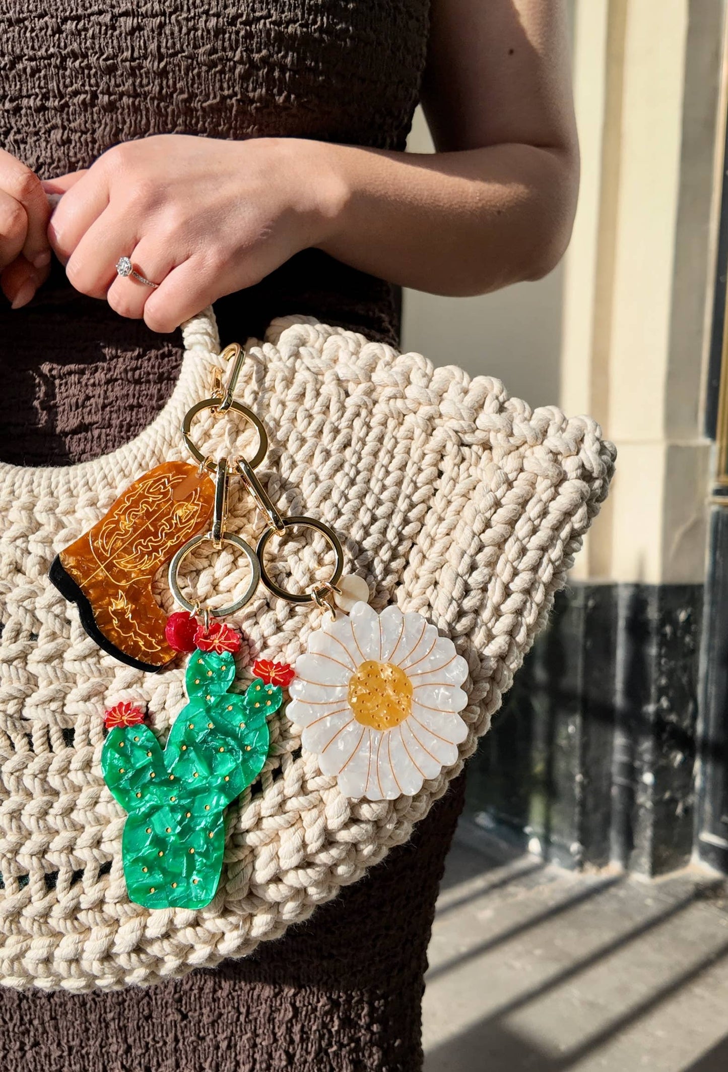 Cactus Bag Charm + Keychain