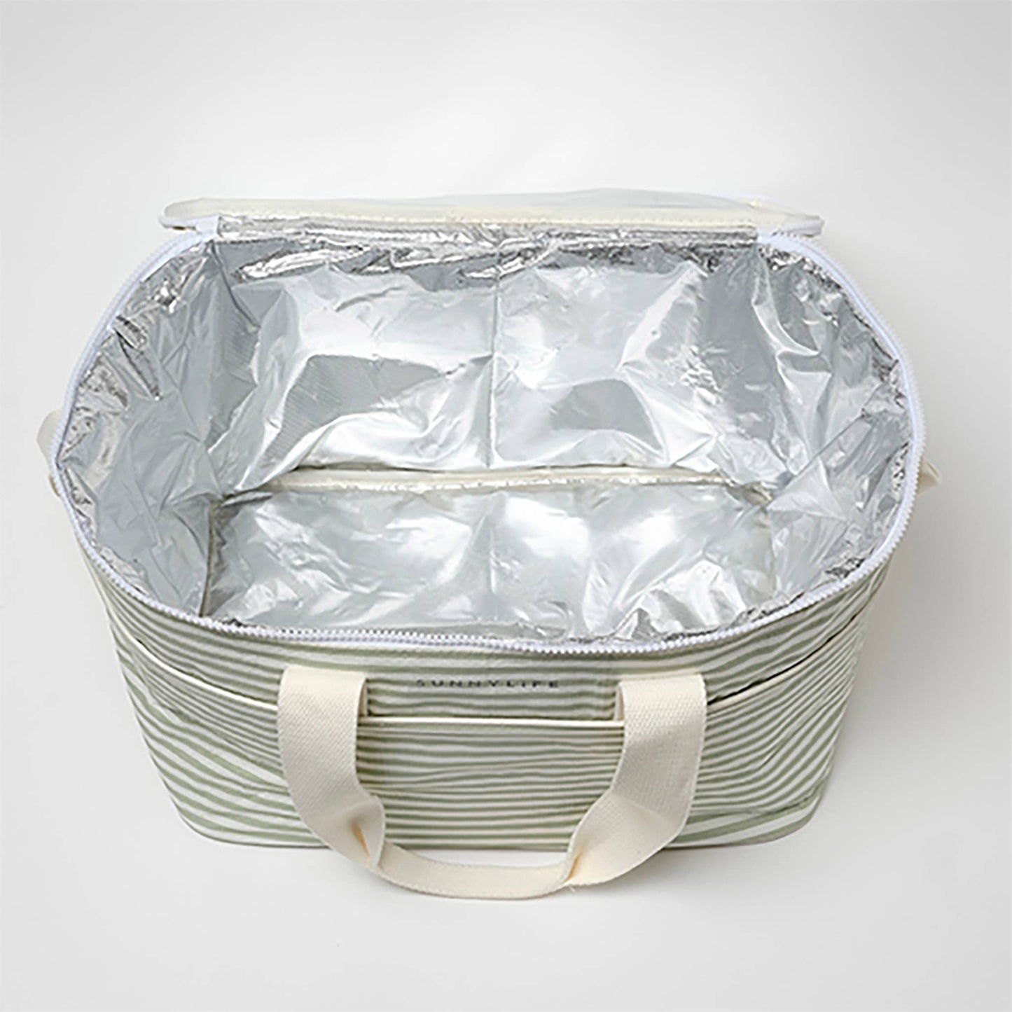 Cooler Bag - La Palma Sage Stripe