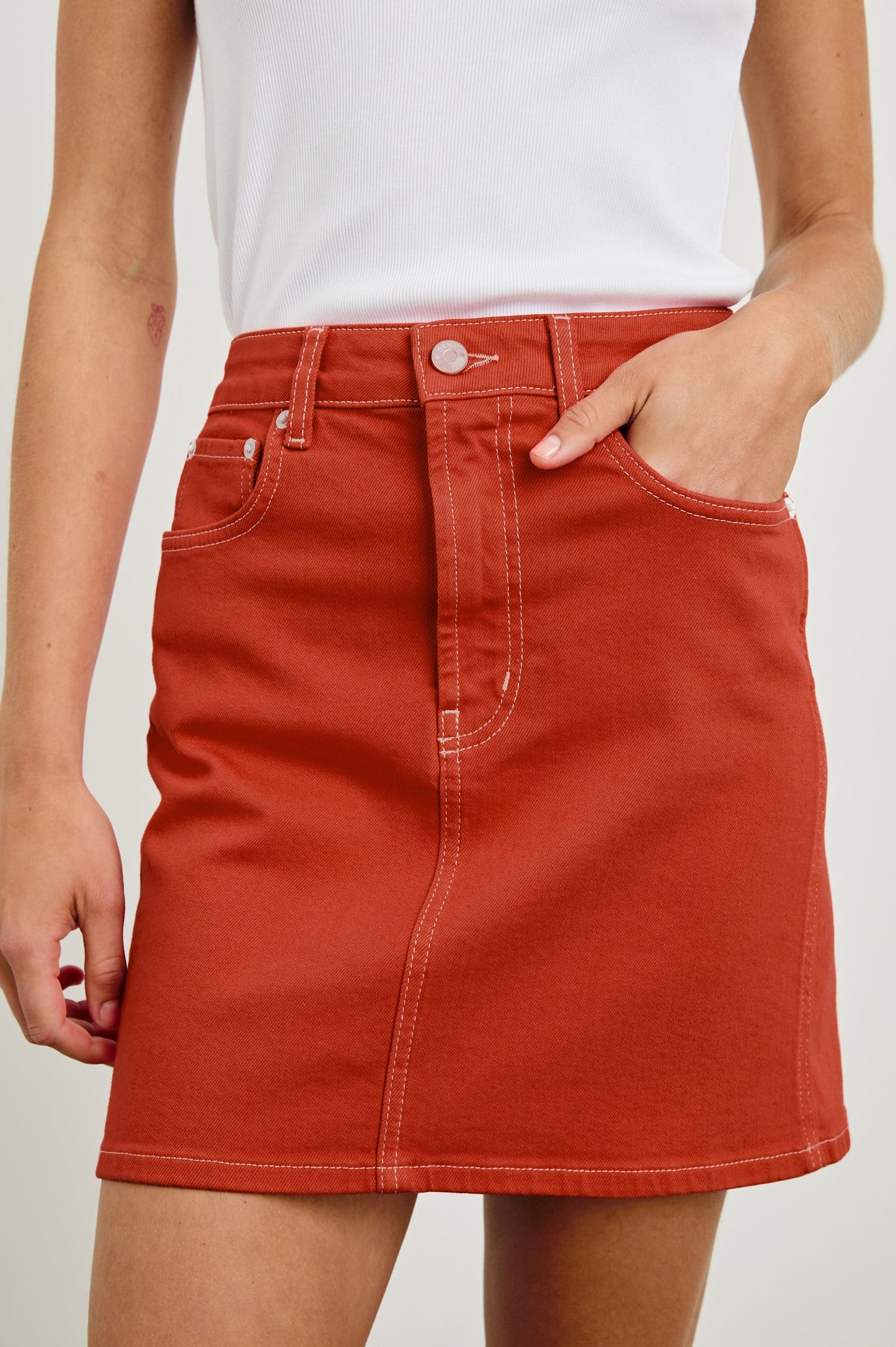 Burbank Skirt - Terracotta