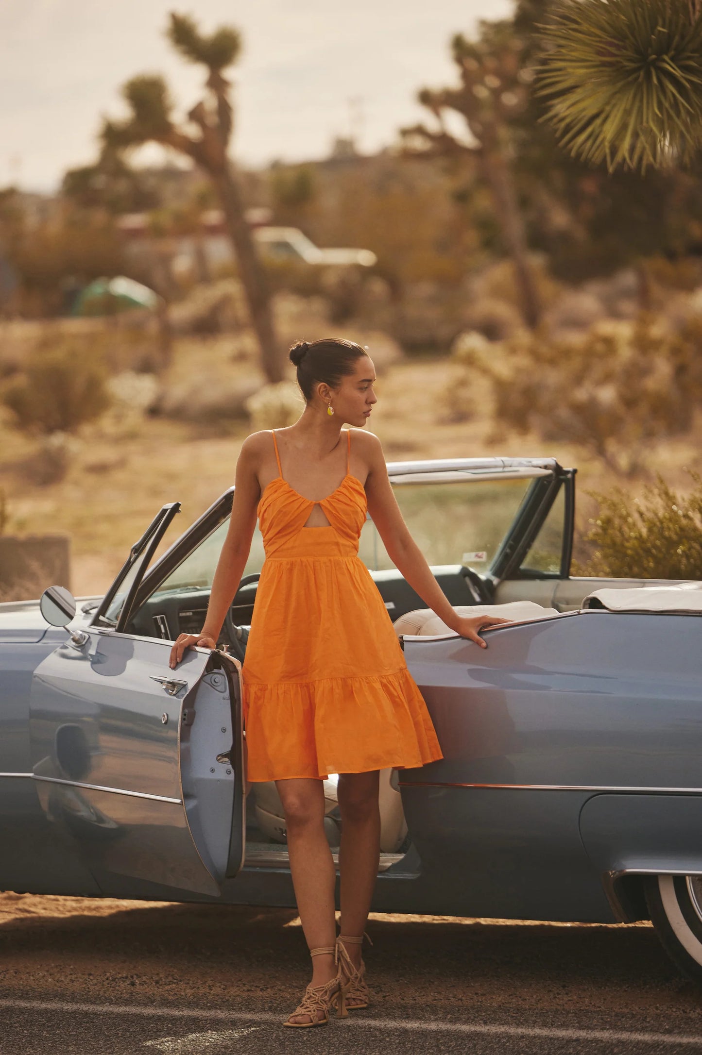 Chrissy Dress - Tangerine