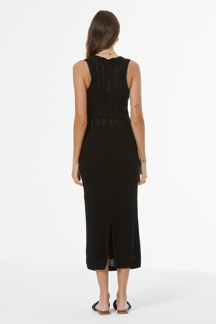 Jaro Crochet Top - Black
