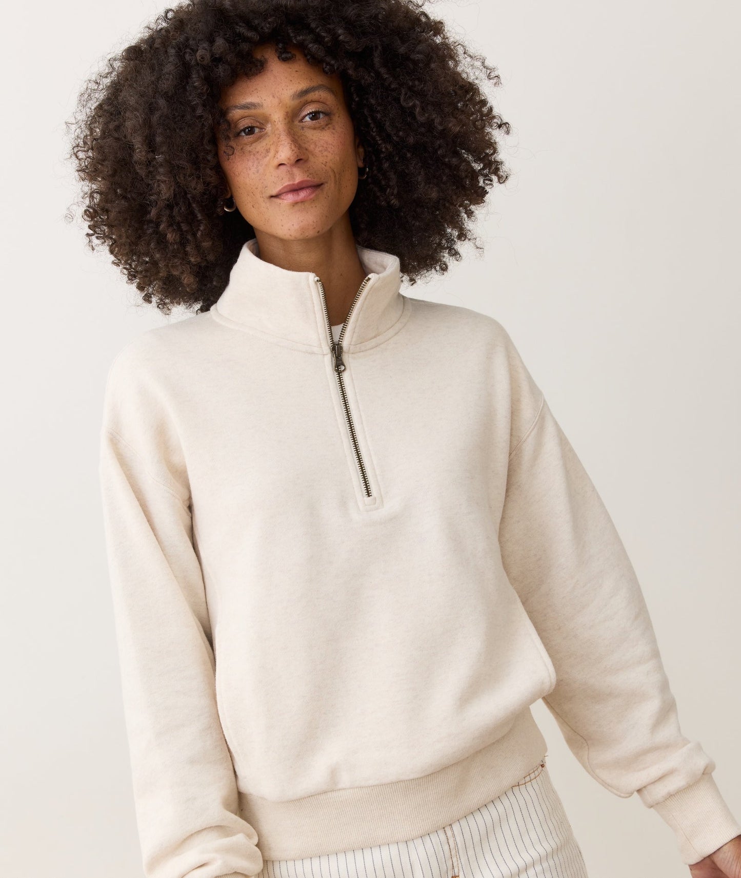 Cloud 9 Half Zip - Oatmeal Heather