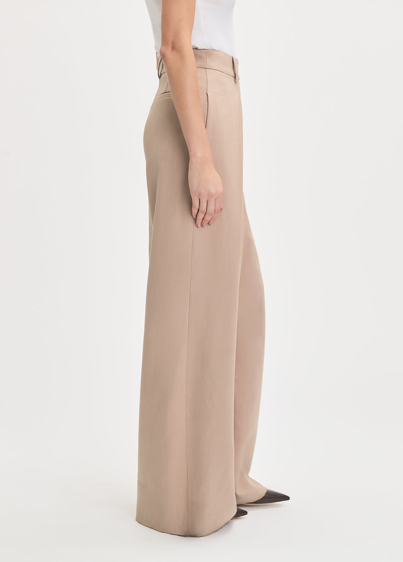 Pleats For Days Pant - Mocha