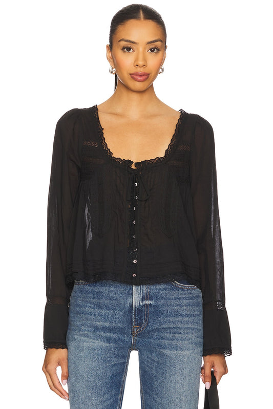 Longsleeve Evermore Top - Black