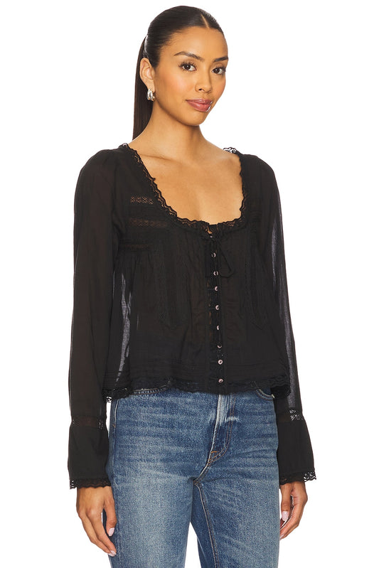 Longsleeve Evermore Top - Black