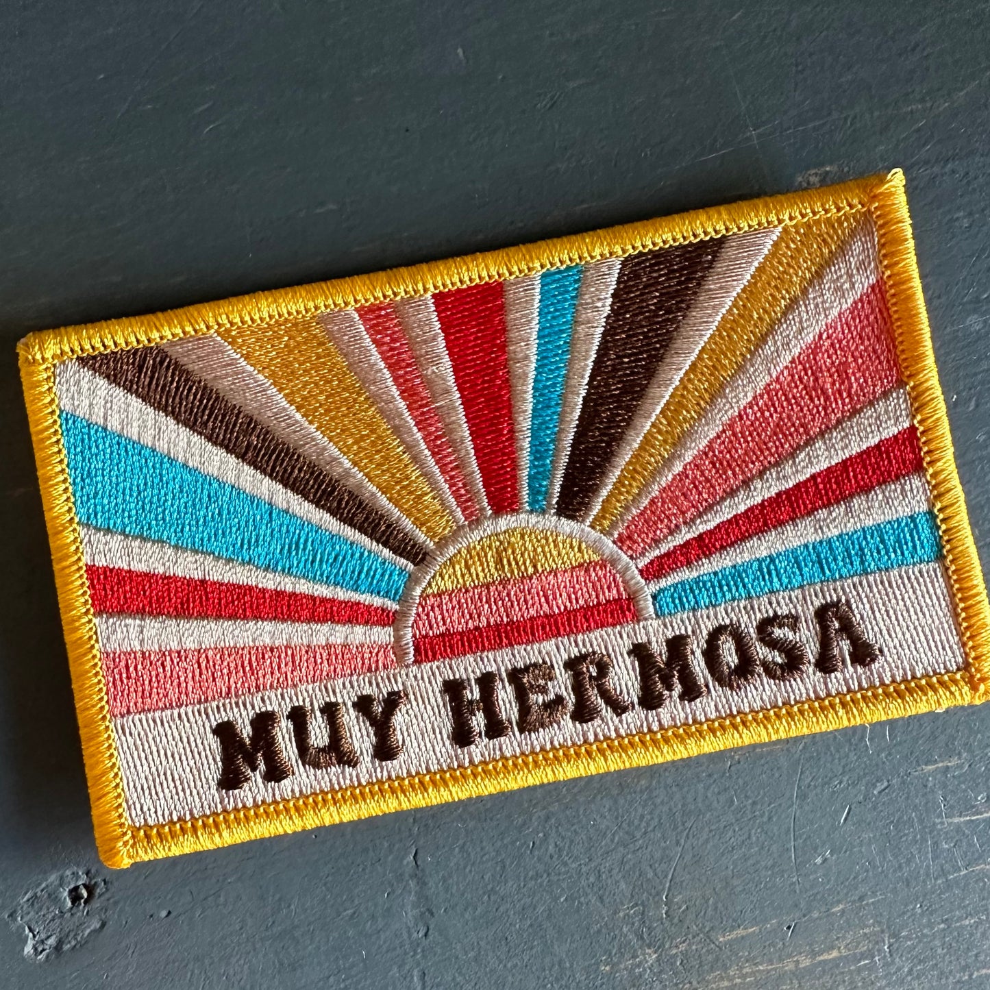 Hermosa Beach MUY HERMOSA Iron On Patch