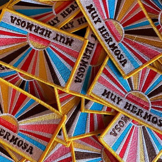 Hermosa Beach MUY HERMOSA Iron On Patch