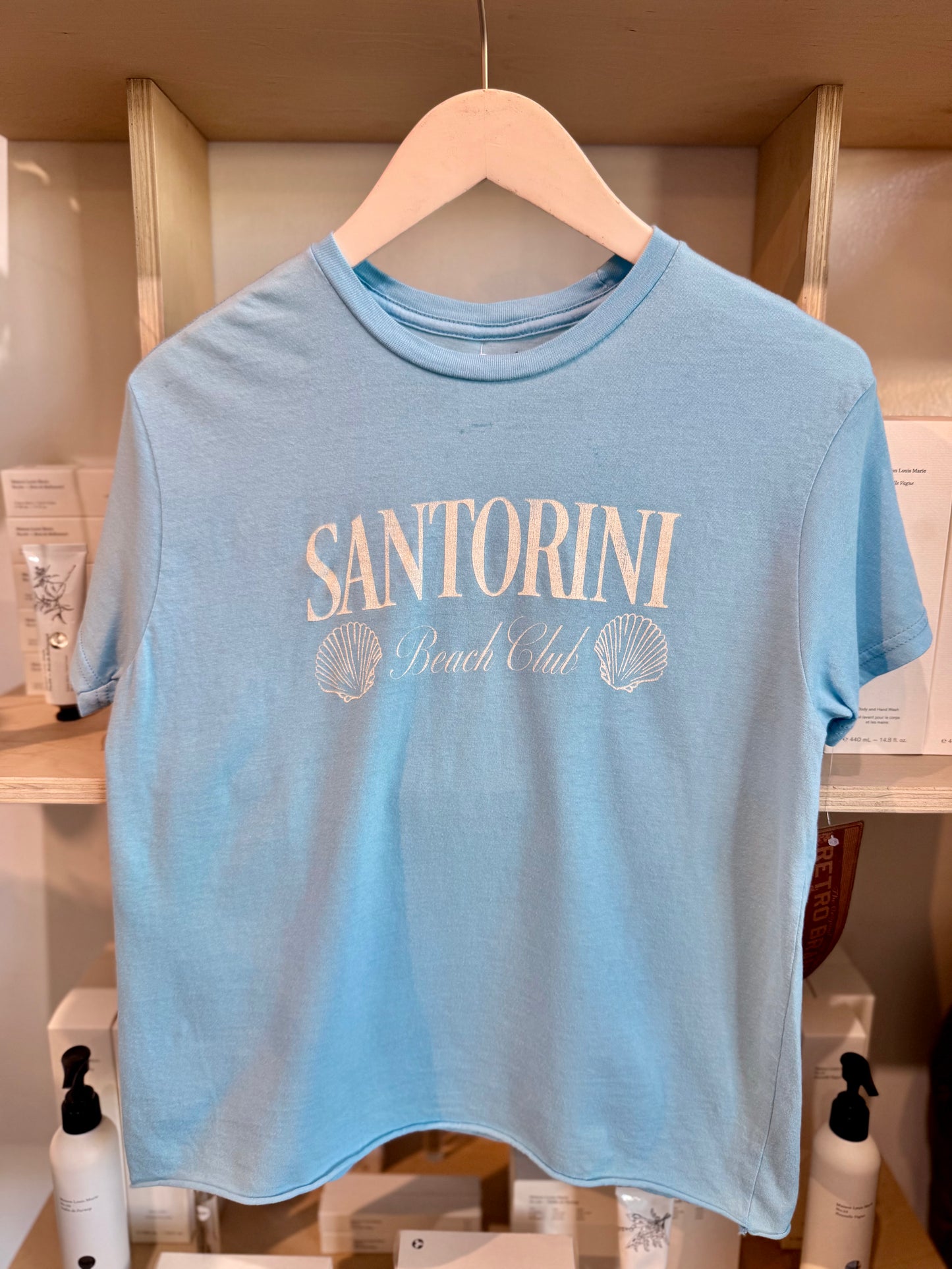Santorini Tee - Light Blue