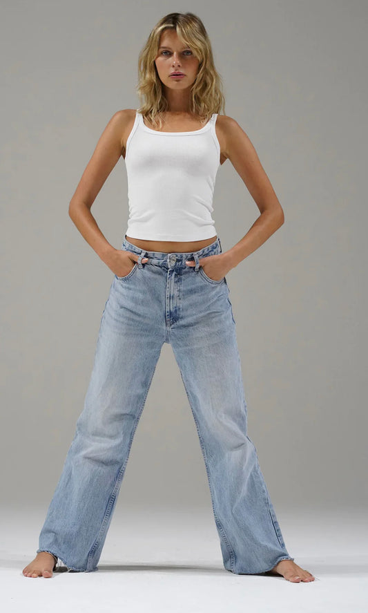 Timeless Ribbed Tank - White