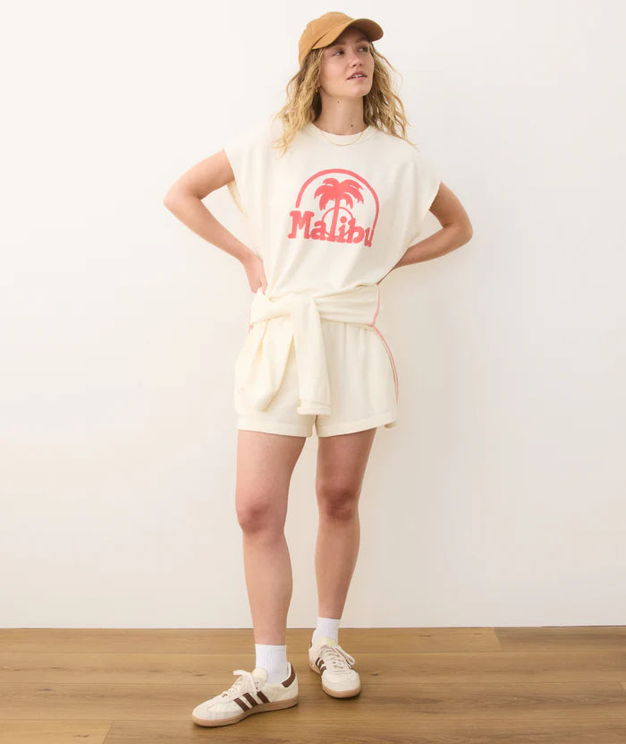 Cloud 9 Terry Dolman Tee-Antique White