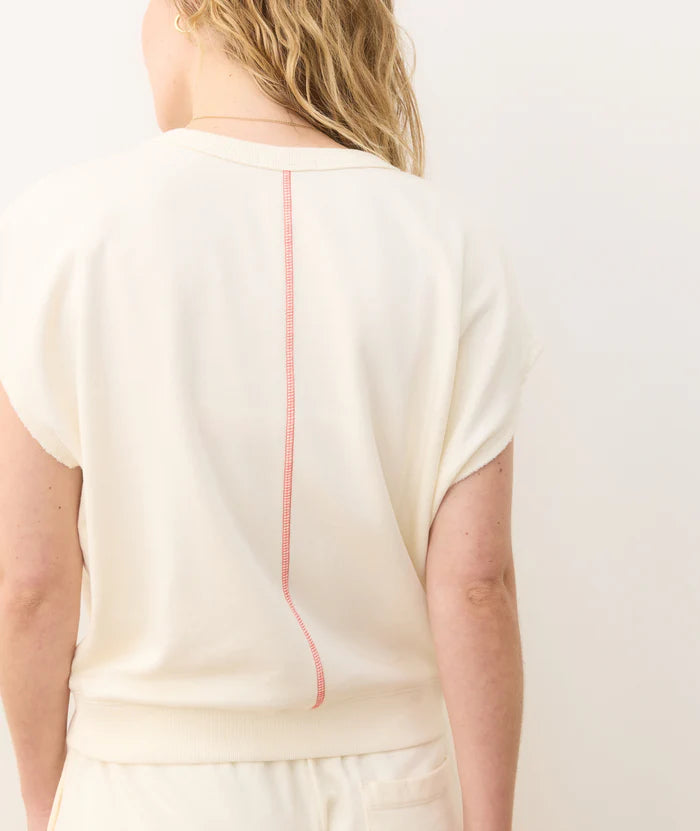 Cloud 9 Terry Dolman Tee-Antique White