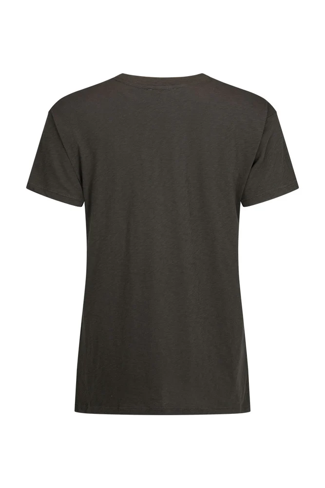 Elysian Biker Tee - Charcoal