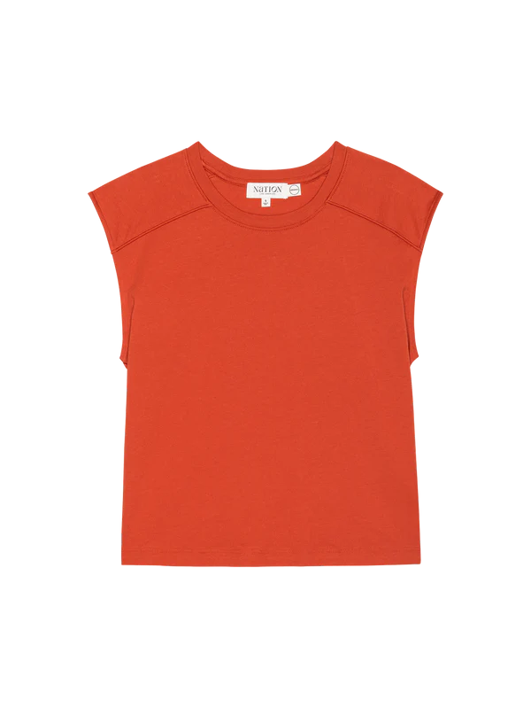 Perry Muscle Tank - Aurora Red