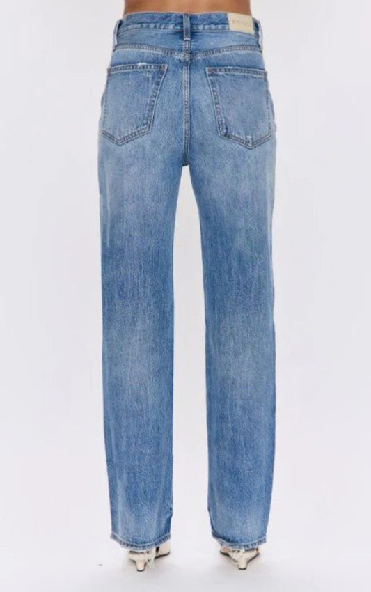 Cassie Super High Rise Straight - Serpentine Vintage