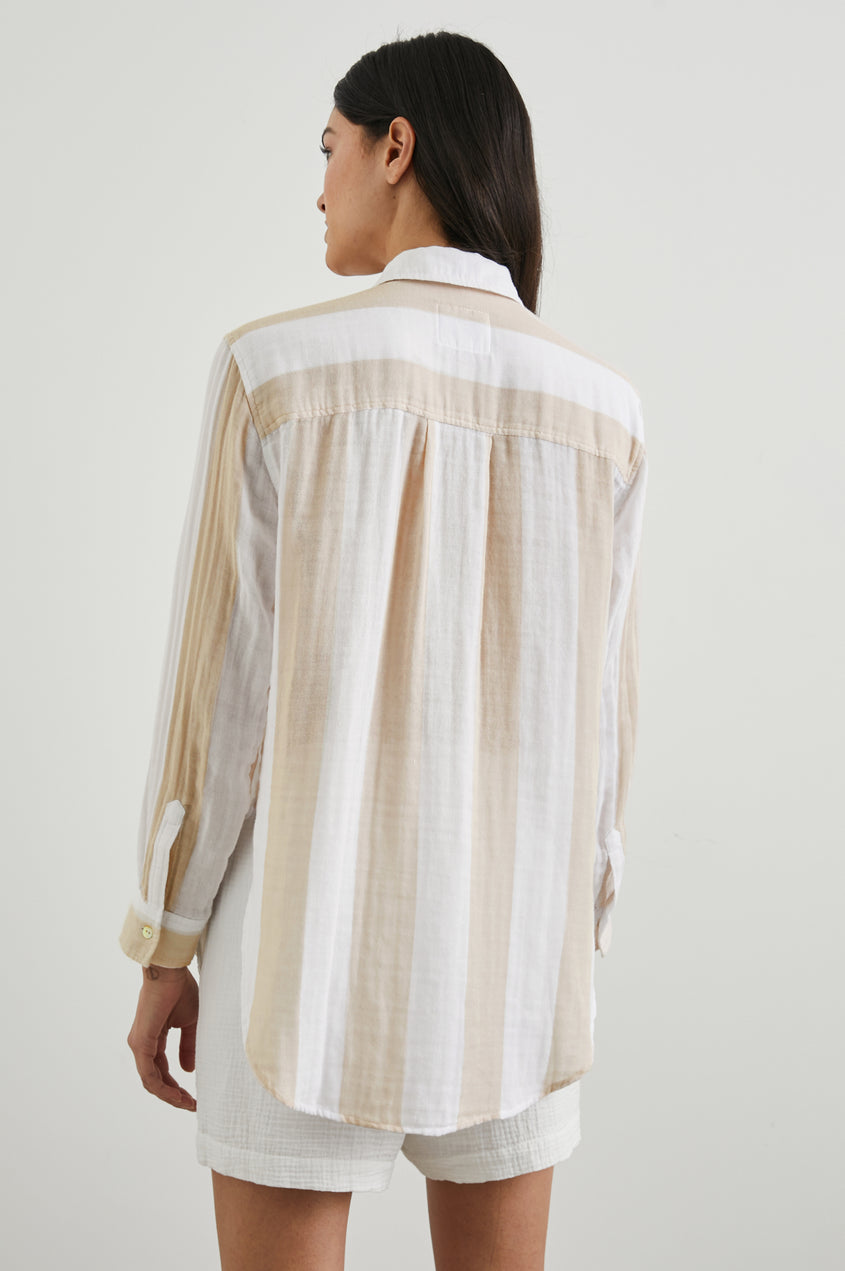Jaylin Shirt - Flax Stripe