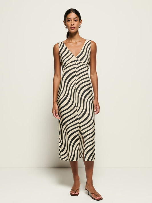 Kimora Dress - Swirl Print