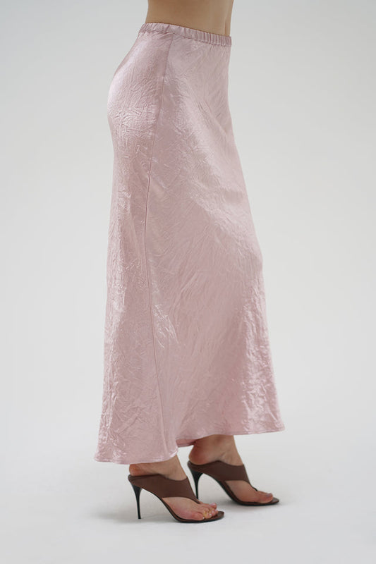 Eva Shine Skirt - Rosewater Shine