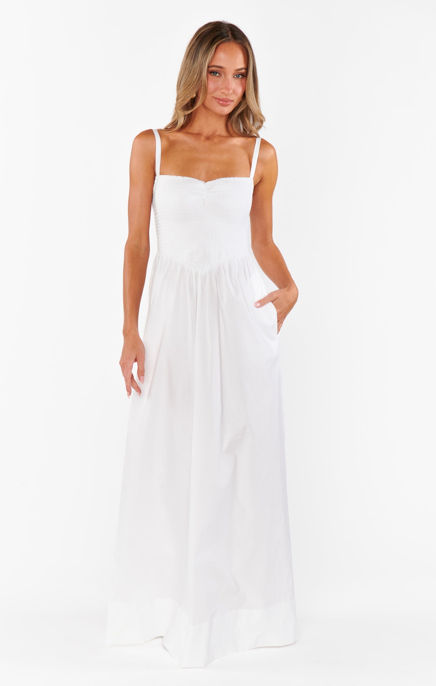 green emerald velvet dress Honey Off White Maxi Dress - US 14