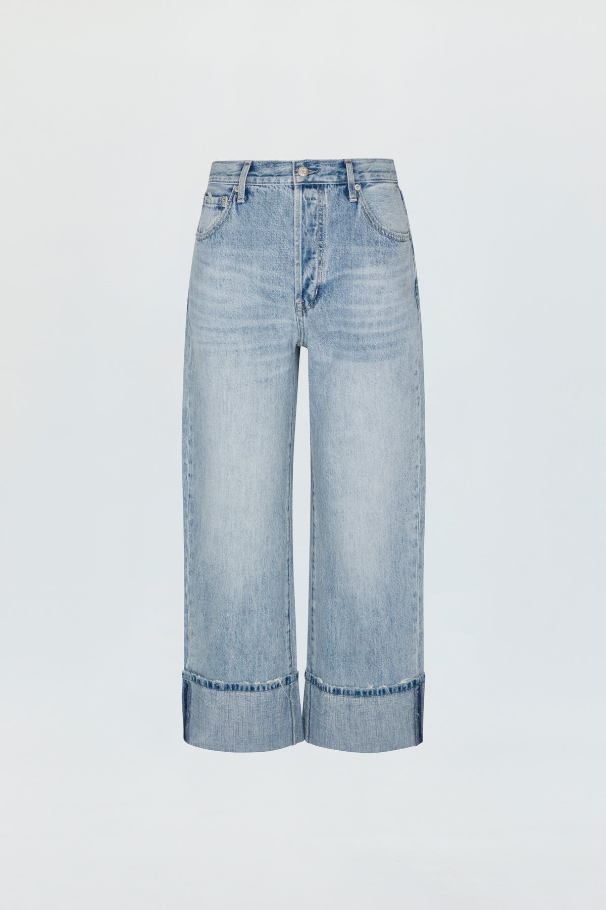 Ryder High Rise Cuffed Jean - Essex