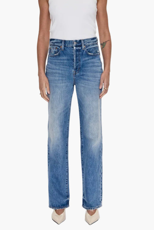 Cassie Super High Rise Straight - Serpentine Vintage