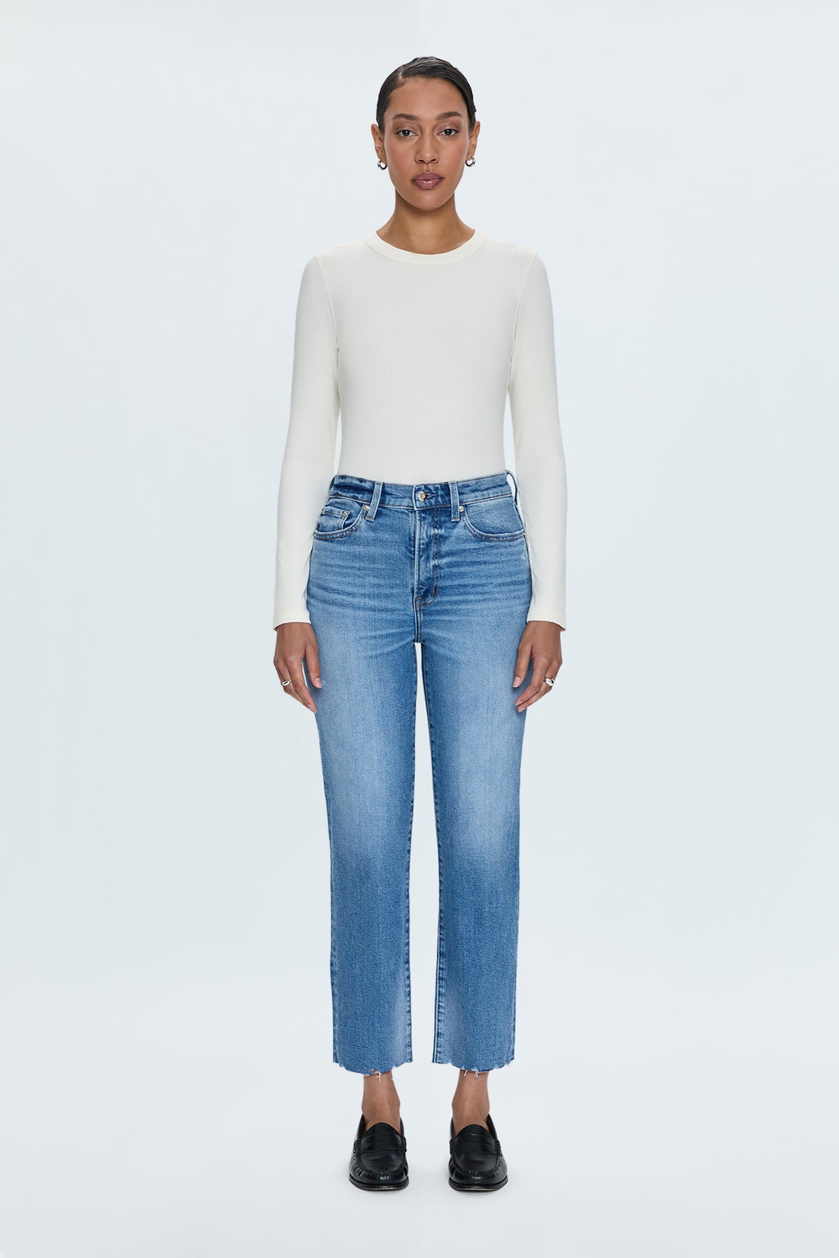 Charlie High Rise Classic Straight Ankle - Rhythm Vintage