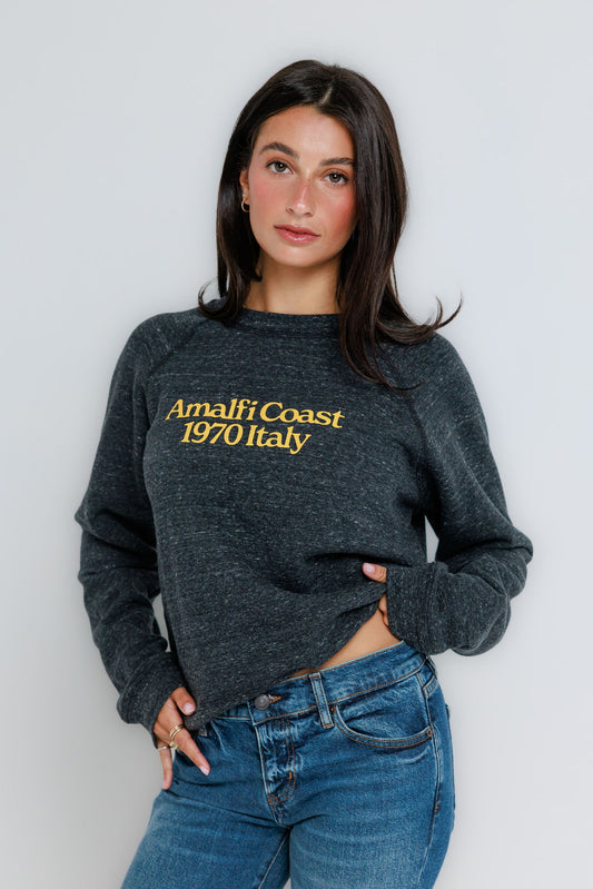 Amalfi Coast Sweater - Vintage Black Overdye