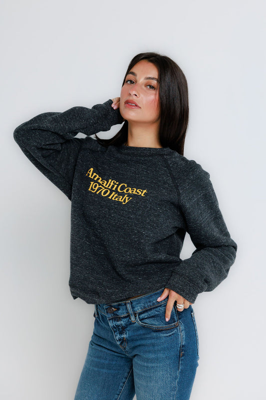 Amalfi Coast Sweater - Vintage Black Overdye