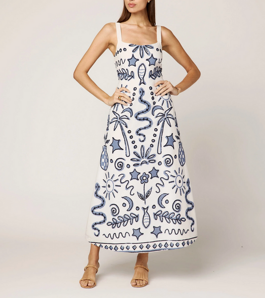 Shelly Ankle Dress - Verona