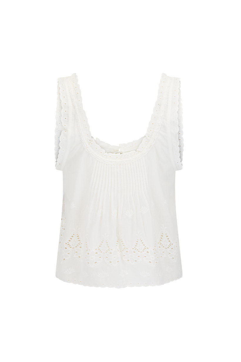 Maiden Lace Cami - Antique White