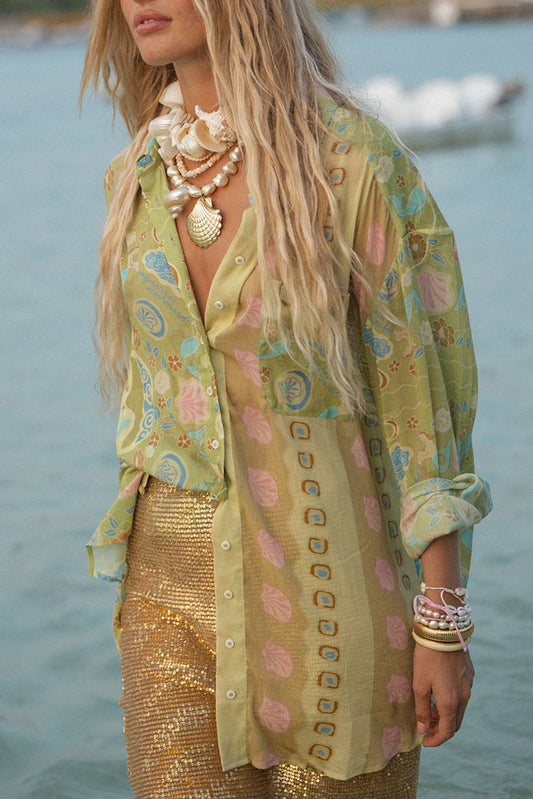 Aquarius Shirt - Palm