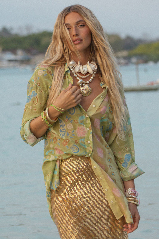 Aquarius Shirt - Palm