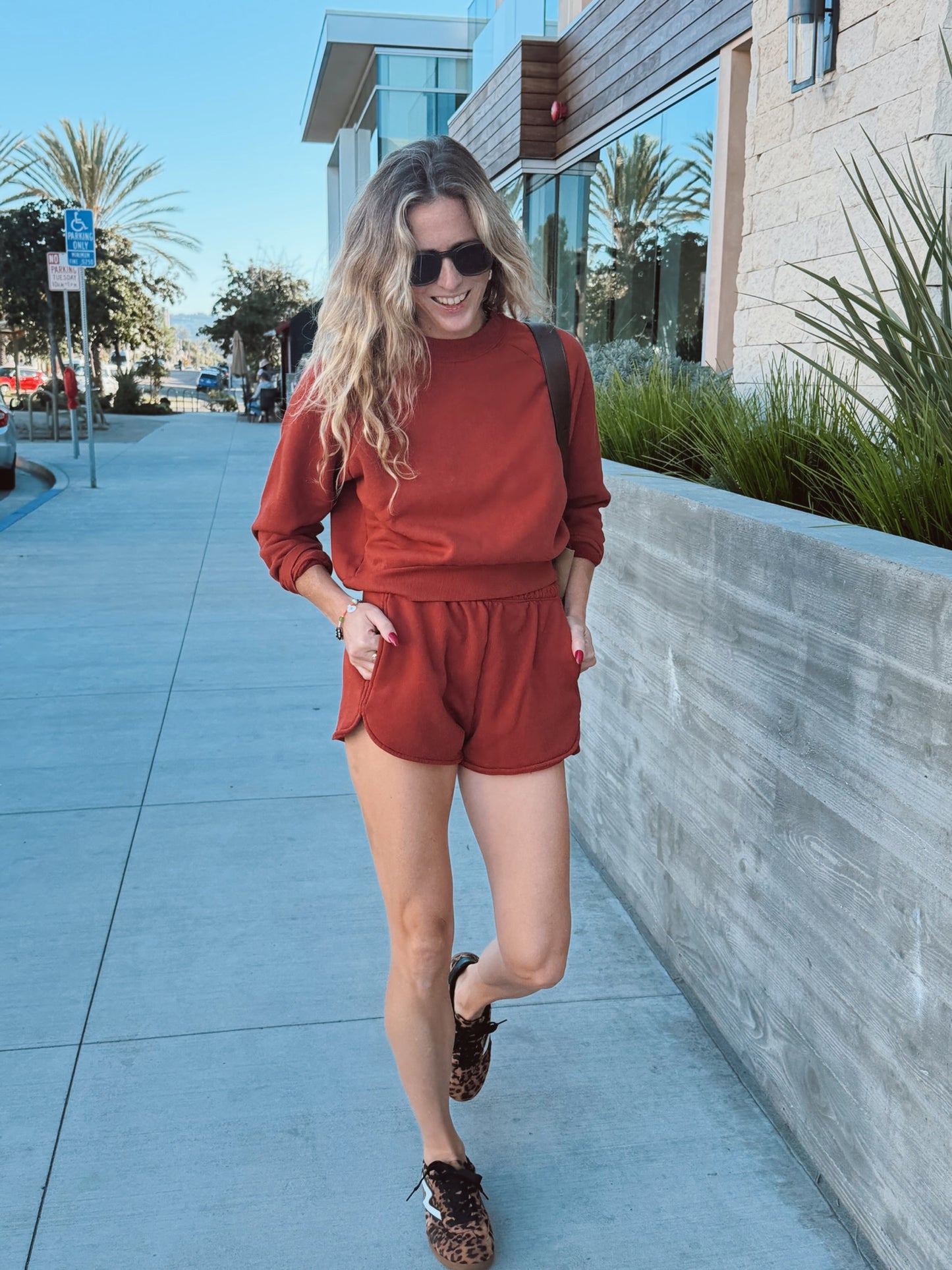 Dionne Raglan Sweater - Sedona Chili