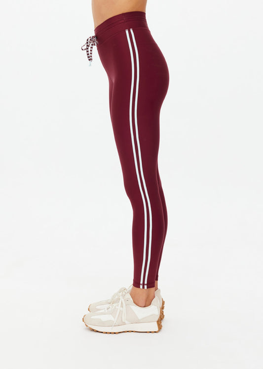 Oxford 25in Midi Pant - Merlot