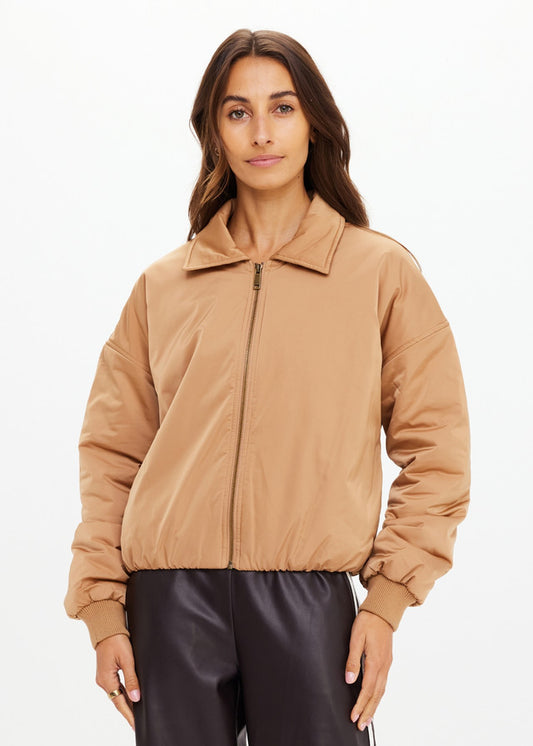 Carlotta Bomber Jacket - Tan