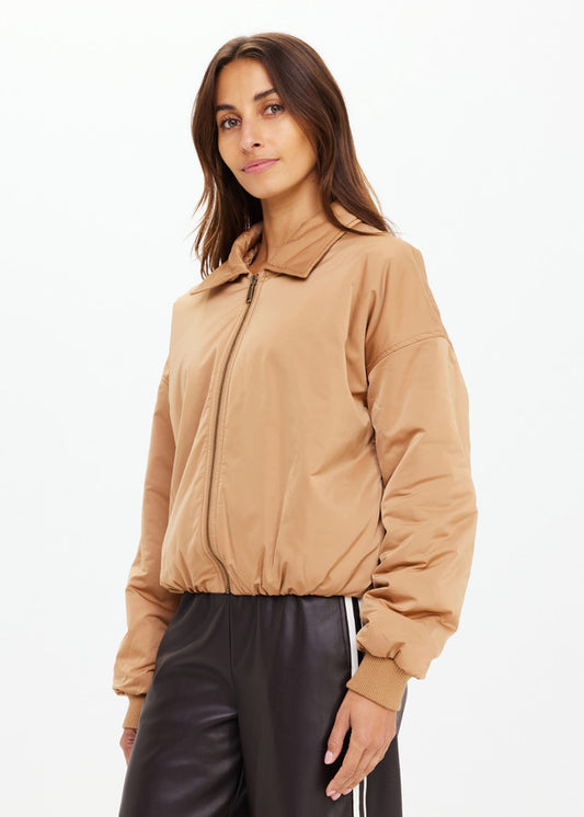 Carlotta Bomber Jacket - Tan