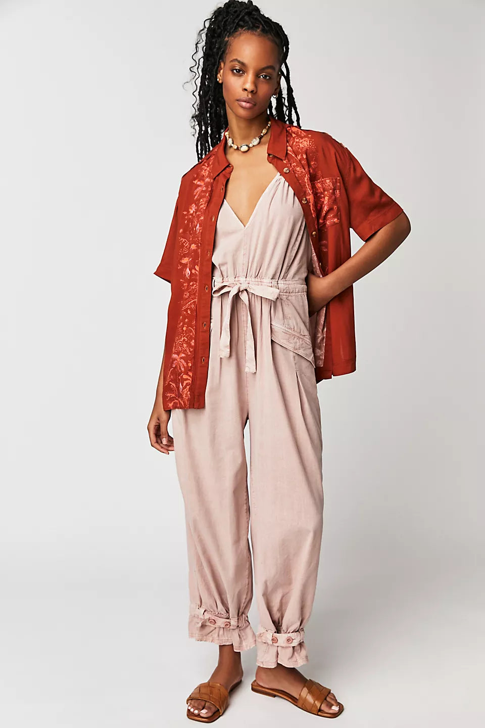Aberdeen Crop One-Piece - Dusty Himalayan