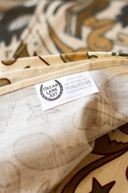 Bucking Bronco Table Napkins - Set of 4