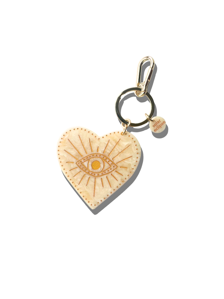 Celestial Heart Bag Charm + Keychain