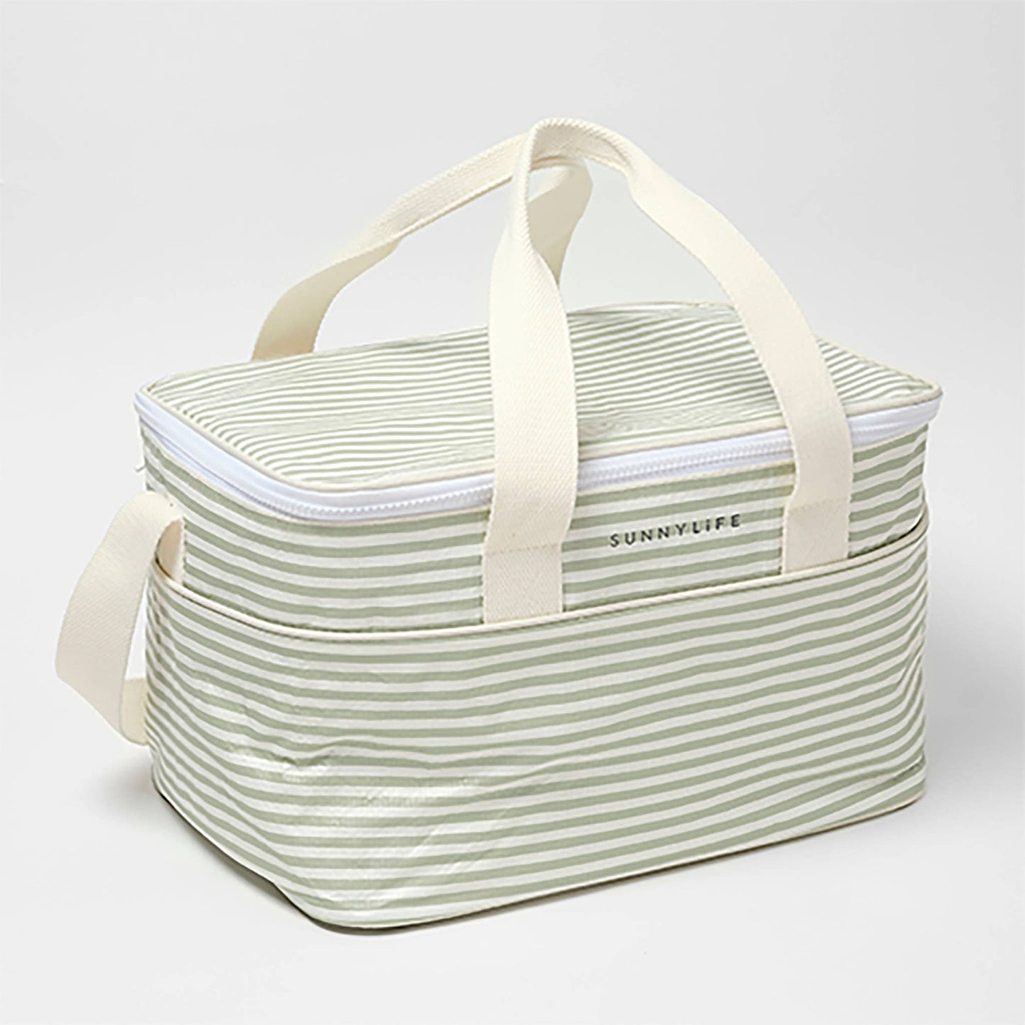 Cooler Bag - La Palma Sage Stripe