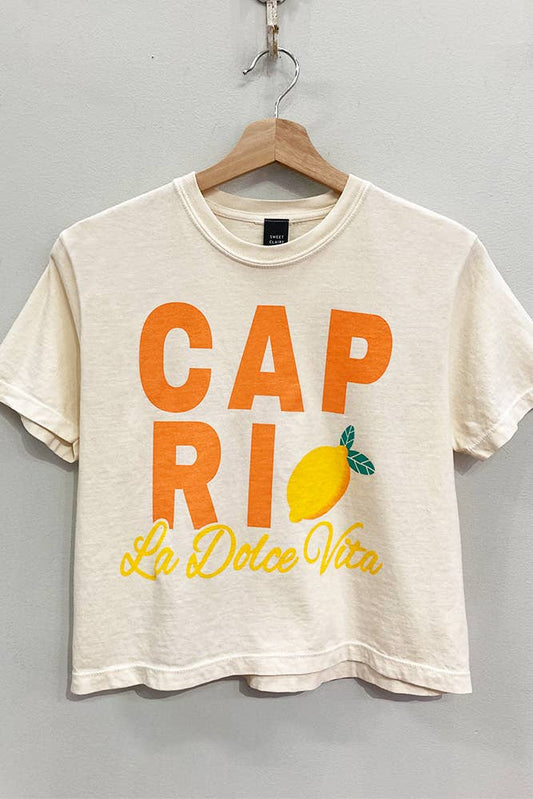 Capri Cropped Tee