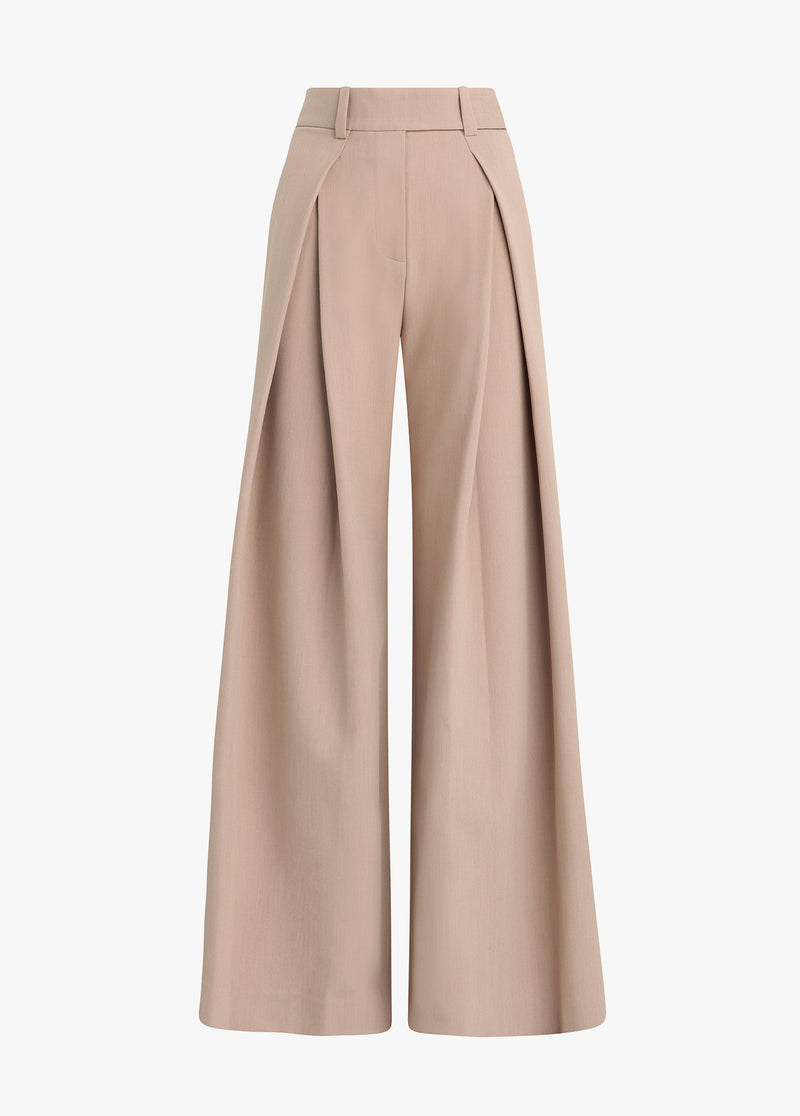 Pleats For Days Pant - Mocha