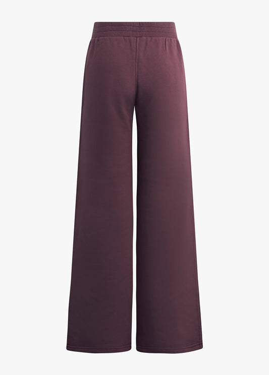 The Boxer Wide Leg - Burgundy Dahlia
