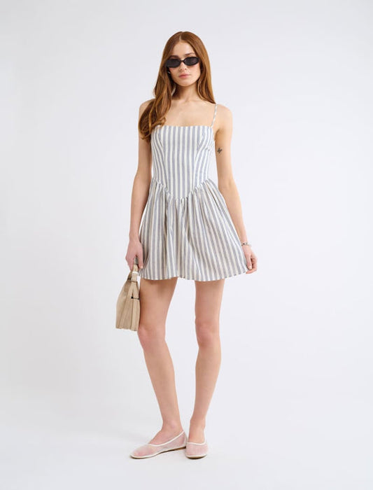 Nantucket Mini Dress - Seashore Stripe