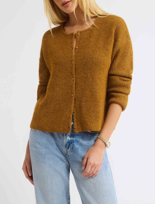 Newport Cardigan - Camel