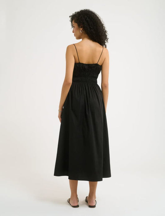 Positano Midi Dress - Black