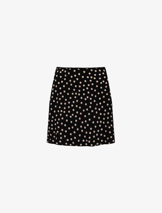 Silhouette Mini Skirt - Ditsy Dot