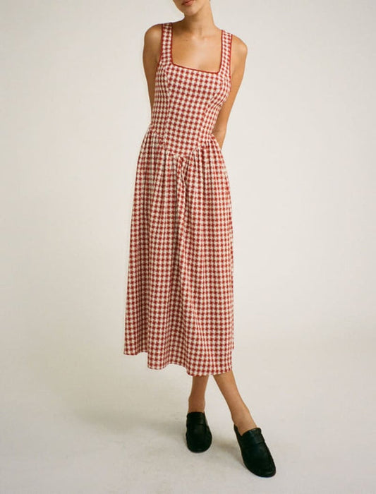 Toulouse Midi Dress - Cherry Pie